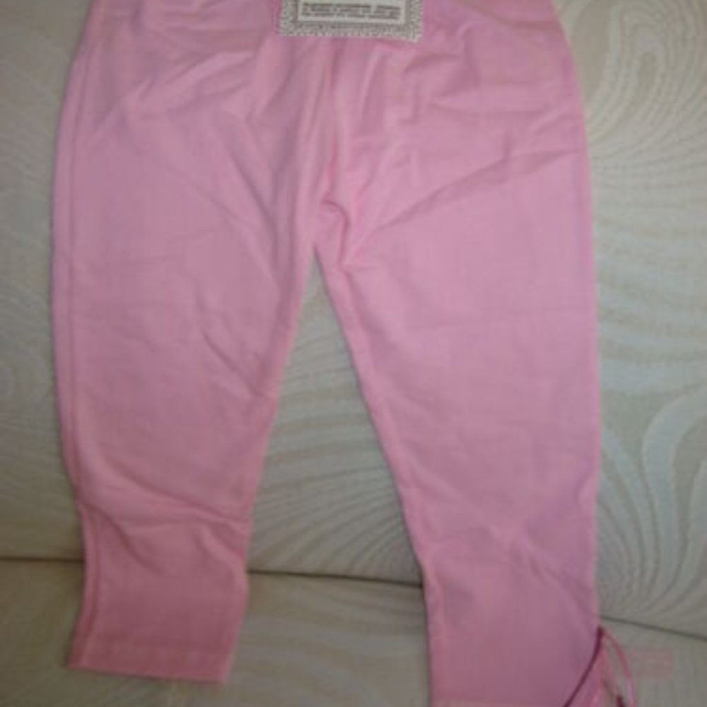 JM Originals Pink Ribbon Sequins Legging Size 4T